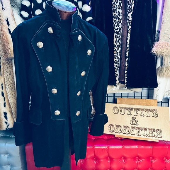 One of a Kind QUALITY Suede Leather Pirate Frock Coat Custom by Pyrate-Style - Picture 13 of 13